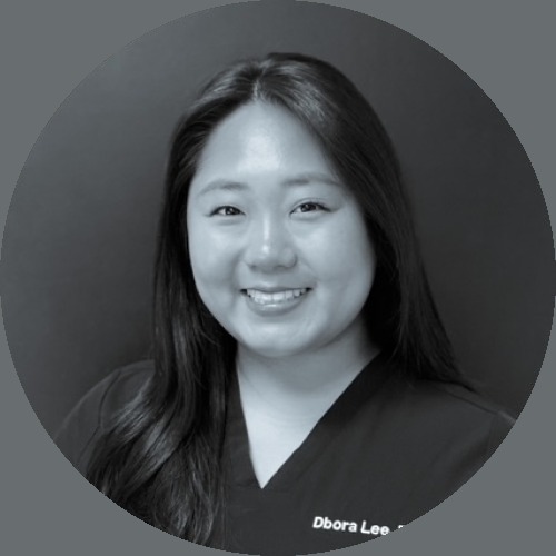Portrait of Dbora Lee, PA-C in clinical white coat.